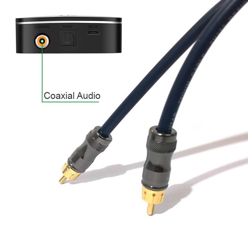 Cáp âm thanh đồng trục kỹ thuật số Coaxial/SPDIF 5.1CH 75Ohm/17AWG Professinal OFC SUN RISE EXACT INDUSTRIAL GT-6 2 mét