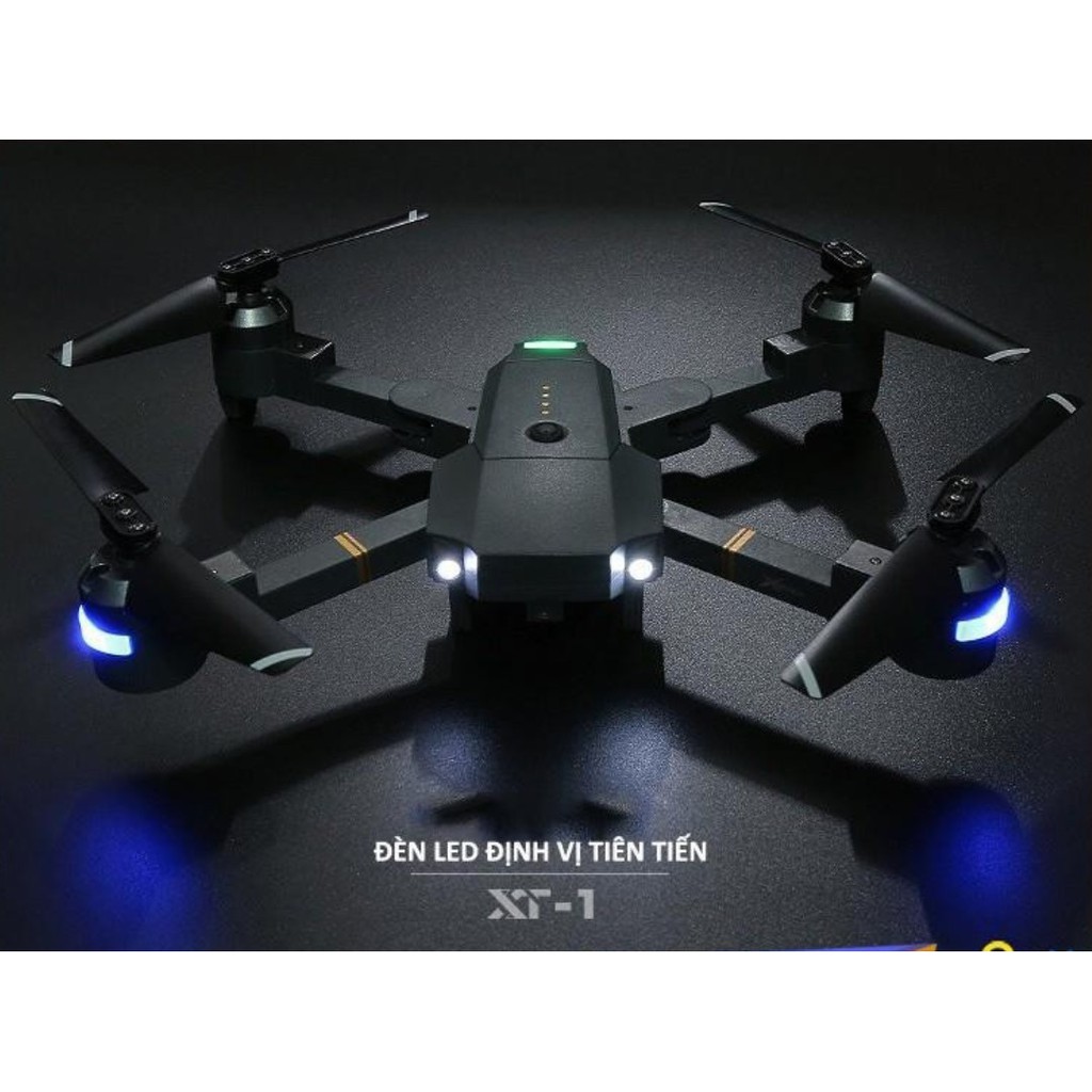Flycam giá rẻ, FLYCAM XT- 1 1080P, Máy bay điều khiển từ xa có cảm biến bụng - Hàng chính hãng bảo h