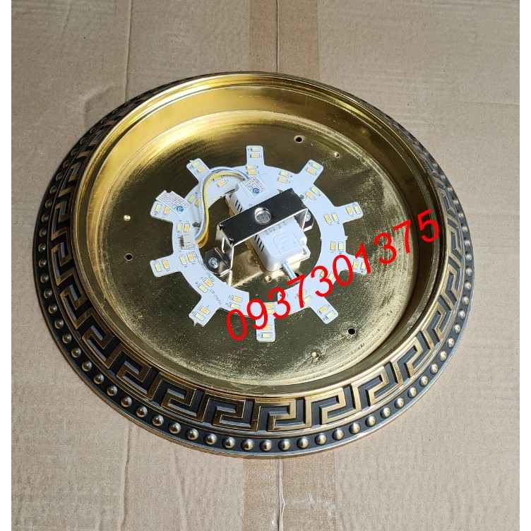 Đèn Ốp Trần Trang Trí C011 Đường Kính D320mm Đèn Led 3 Chế Độ Ánh Sáng - Bảo Hành 2 Năm