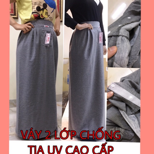 VÁY 2 LỚP COTTON CHỐNG TIA UV CAO CẤP | BigBuy360 - bigbuy360.vn