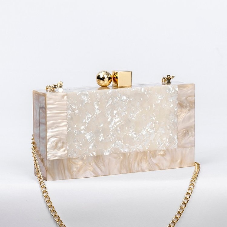 Túi đeo vai bằng acrylic thiết kế thời trang dành cho nữ