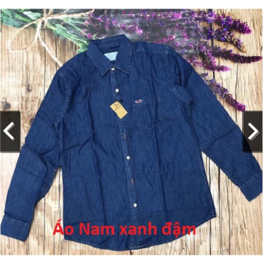 [RẺ VÔ ĐỊCH] Áo Sơ Mi Jean Nam Hollister Cao Cấp, Áo Sơ Mi Jean Nam, Sơ Mi Jean Nam Hàng VNXK