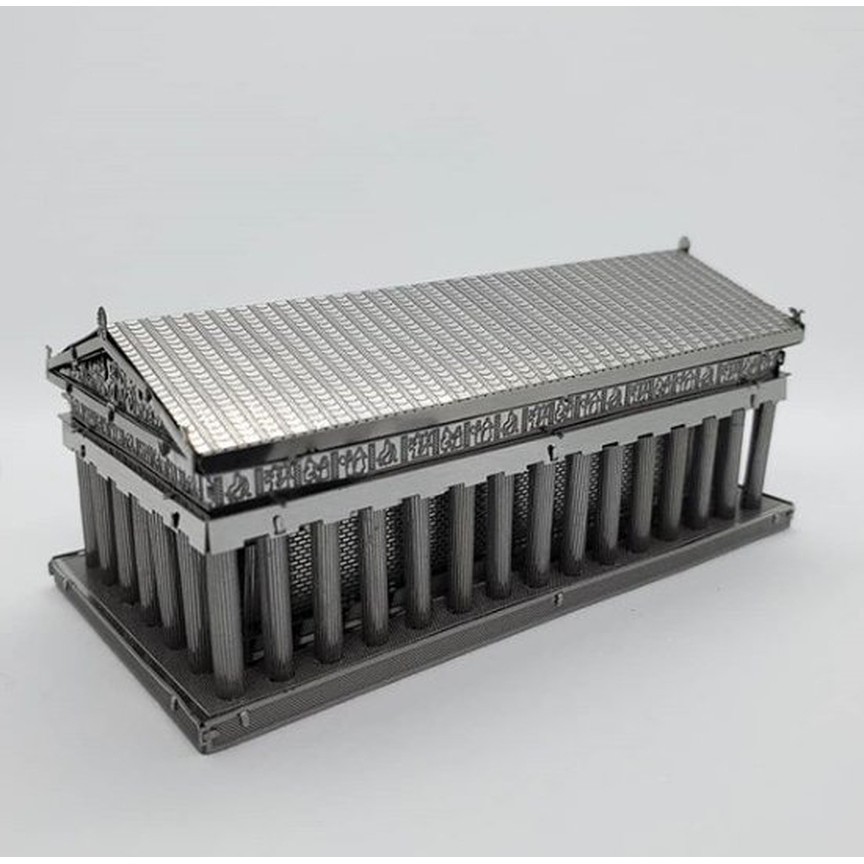 Mô Hình Lắp Ghép 3D Kim Loại Tự Ráp Đền Parthenon Thần Athena Hy Lạp - Chưa Lắp