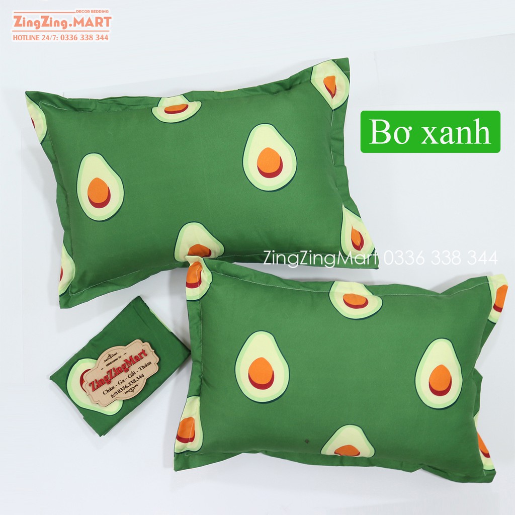 (Mua ngay) Vỏ gối nằm Cotton poly mẫu Kẻ bbr (kích thước 45x65cm)