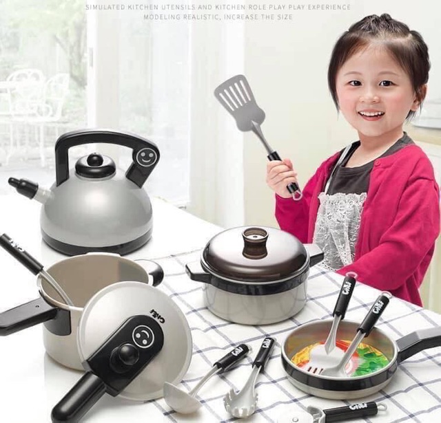 BỘ NẤU ĂN KITCHEN 36 món với các chi tiết Sz to cho bé thỏa sức vui chơi