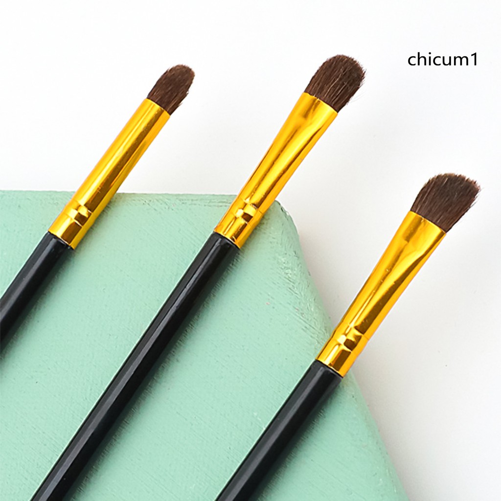 [Hàng mới về] Set 3 cọ trang điểm mắt tiện dụng chất lượng cao