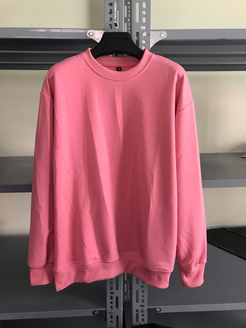 Nhập WAPCK111 giảm 25k đơn từ 200k - Áo SWEATER Trơn HỒNG PINK UNISEX | BigBuy360 - bigbuy360.vn