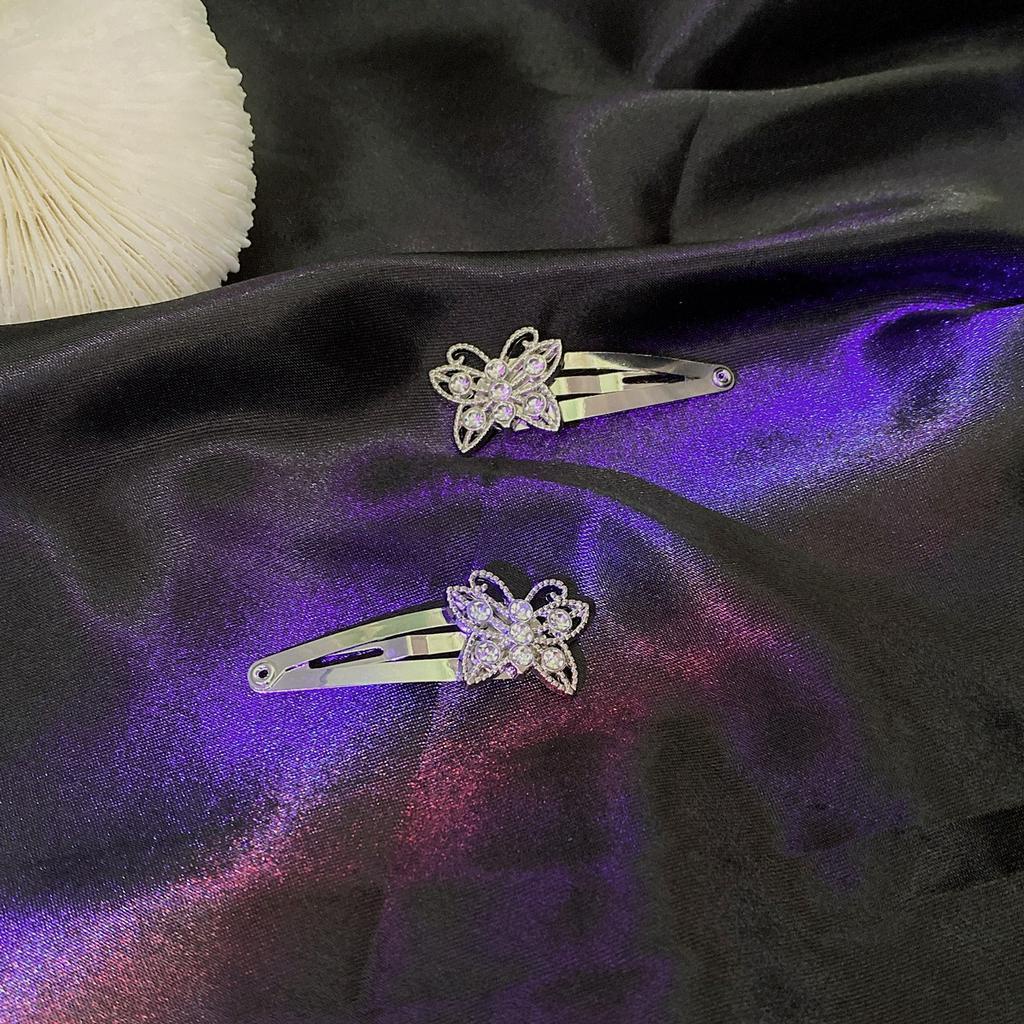 Kẹp Tóc Hình Nơ Đính Kim Cương Thời Trang Hàn Quốc 23603