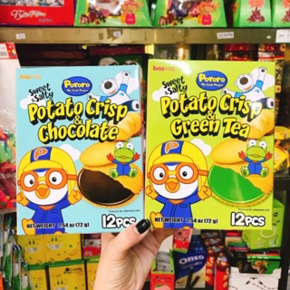 BÁNH KHOAI TÂY PORORO POTATO CRISP SOCOLA - TRÀ XANH 72G