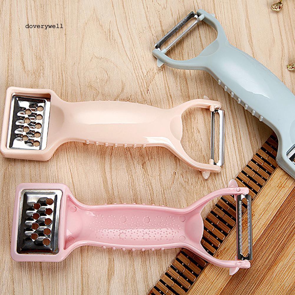 Dao bào vỏ rau củ quả 2 đầu bằng PP và thép không gỉ tiện lợi cho nhà bếp cỡ 18cmx7.5cm