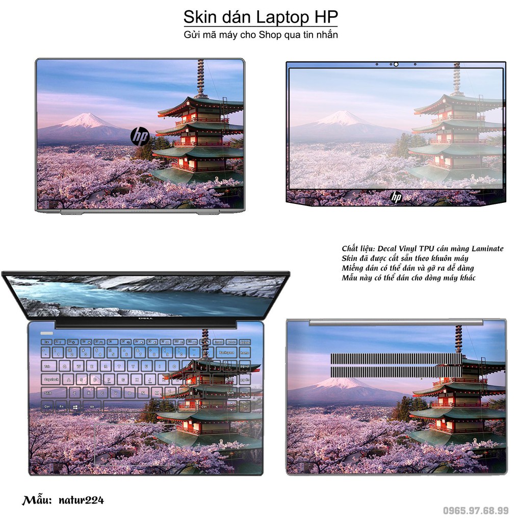 Skin dán Laptop HP in hình thiên nhiên _nhiều mẫu 8 (inbox mã máy cho Shop)