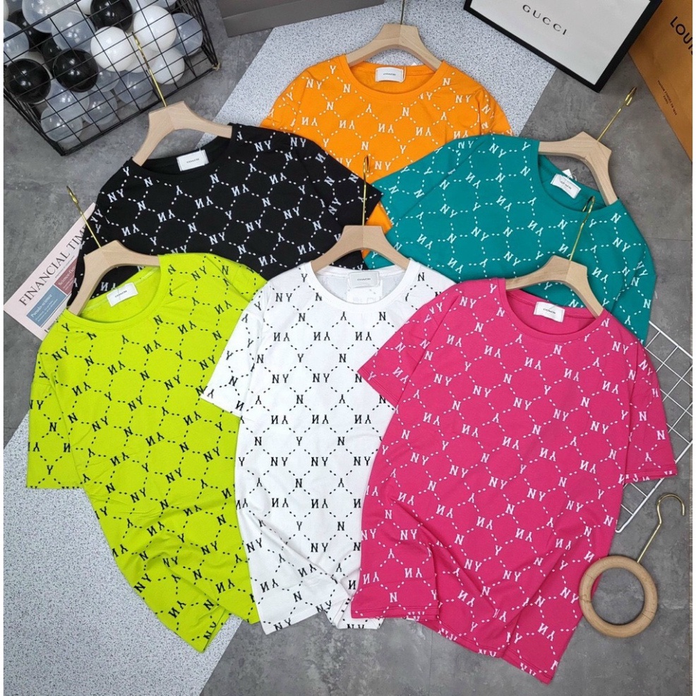 Áo thun tay lỡ nam nữ, áo phông unisex form rộng chất cotton mát mịn thấm hút mồ hôi in chữ ny CheeseStore