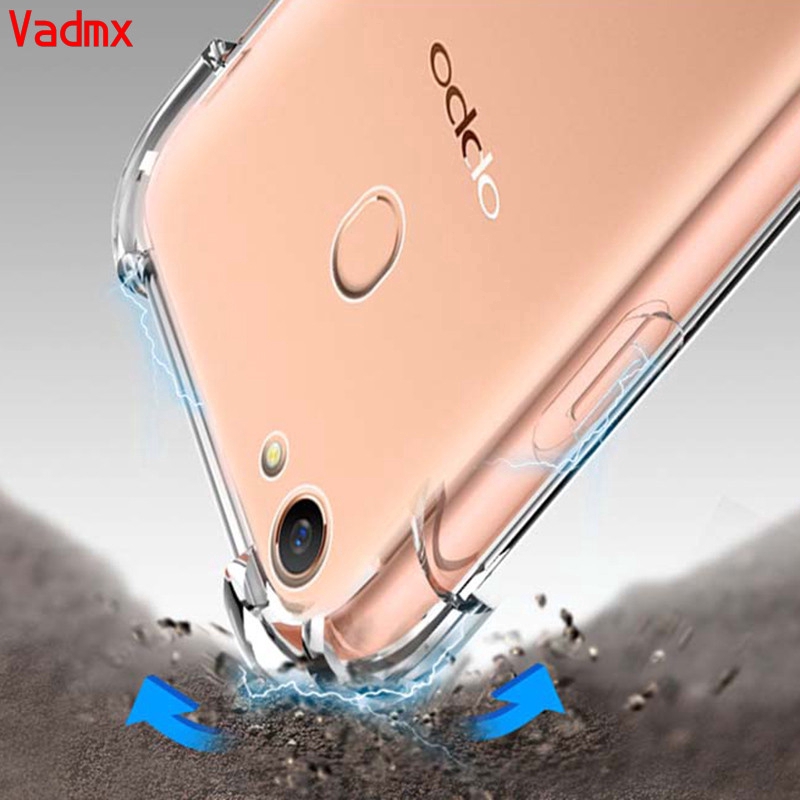 Ốp điện thoại mềm trong suốt cho OPPO F9 A7 A5S A3s A3 F5 F3 A77 A83 F1s A57 A39 A37 A33 A71 Neo 9 7 Realme 2 Pro