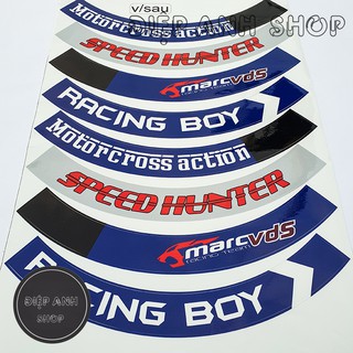 Tem vành bản to RACING BOY - MS34
