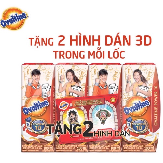 1 Thùng 48 hộp Ovaltine thức uống lúa mạch