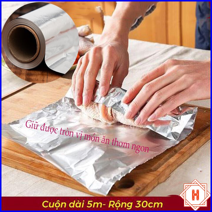 1 cuộn giấy nướng bạc KING FOIL Tahufa Tiện Dụng { H }