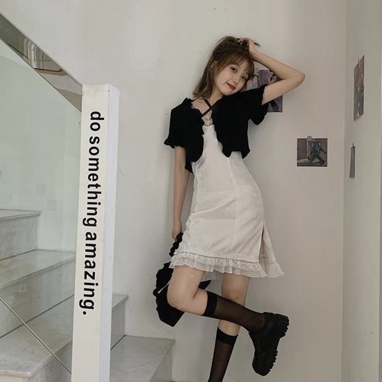 Áo Khoác Cardigan Dệt Kim Dún Bèo Xinh Xắn Cho Nữ