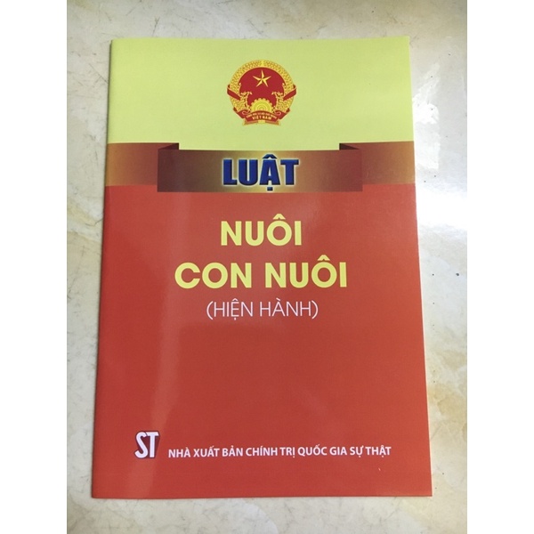 Sách - Luật nuôi con nuôi