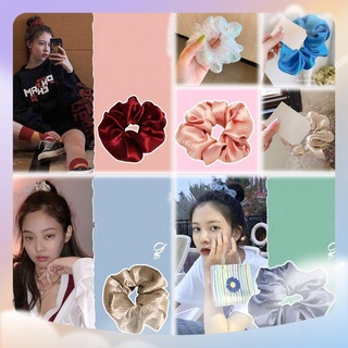 Dây cột tóc, buộc tóc scrunchies phi bóng nhiều màu [3.24]