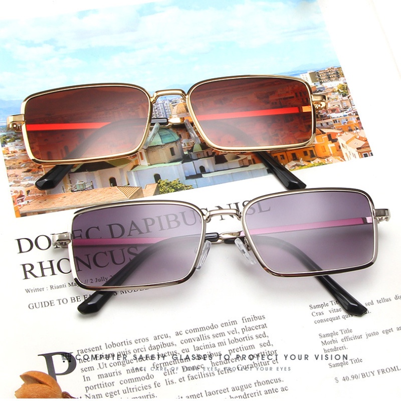 Kính Mát Gọng Kim Loại Phong Cách Retro Thời Trang Mới