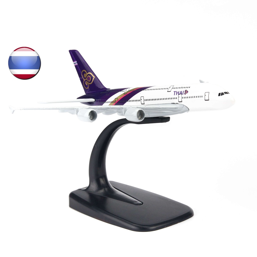 Mô hình máy bay Thai Airways 16cm Everfly