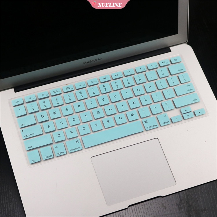 Miếng dán bảo vệ bàn phím bằng silicon mềm siêu mỏng cho Macbook Pro Air 13'' 15'' 17'' A1466 A1466 A1502 Xueline