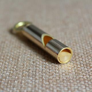 Còi đồng thau cổ điển dùng khi chơi thể thao EDC/cứu hộ khẩn cấp/cắm trại ngoài trời/đi leo núi/sinh tồn/trọng tài
