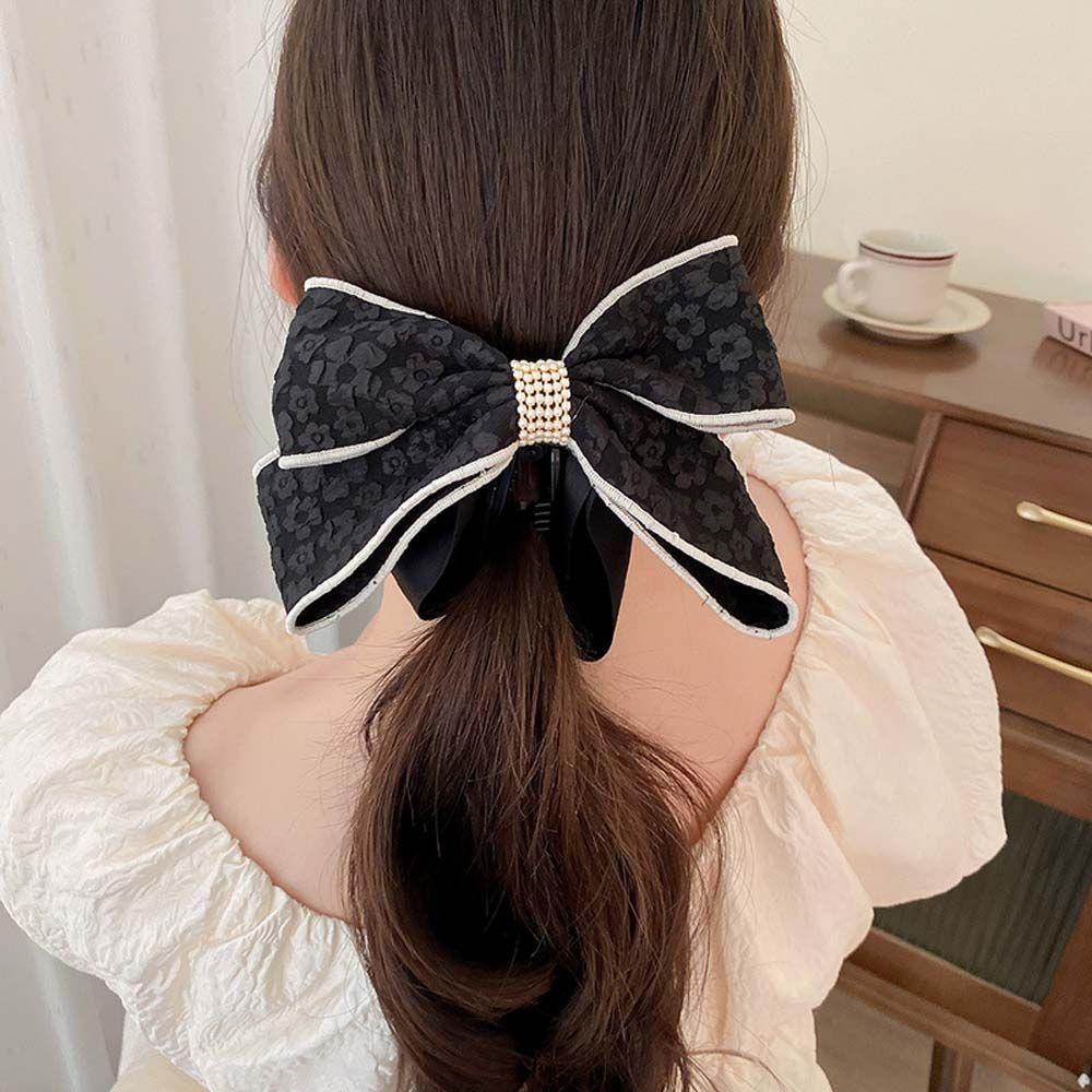 QQMALL Kẹp Tóc Càng Cua Cố Định Kiểu Retro Dễ Thương Cho Bạn Gái