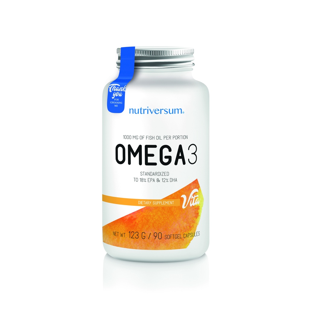 Dầu cá Omega 3 Nutriversum, bổ sung EPA & DHA, 90 viên/90 lần dùng