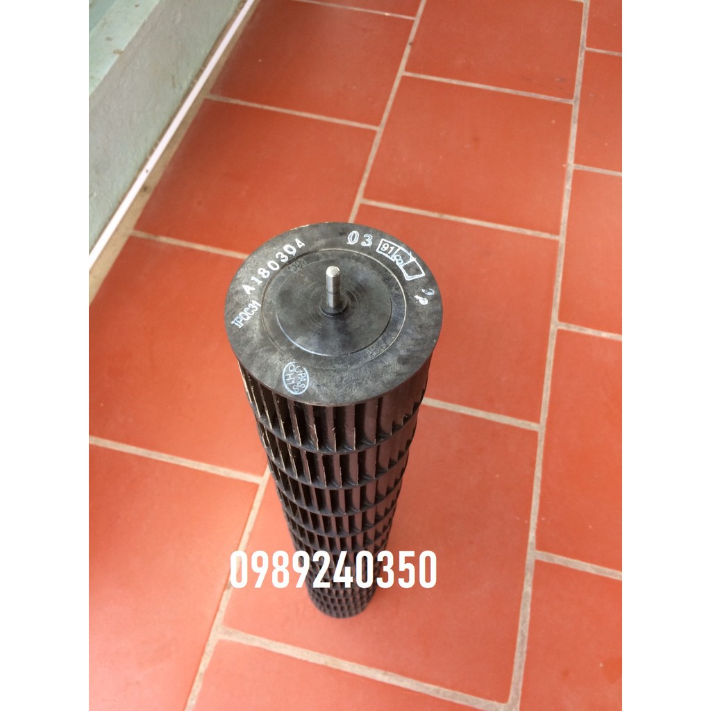 Quạt lồng sóc dàn lạnh điều hòa dài 58x9,4 ốc ngoài
