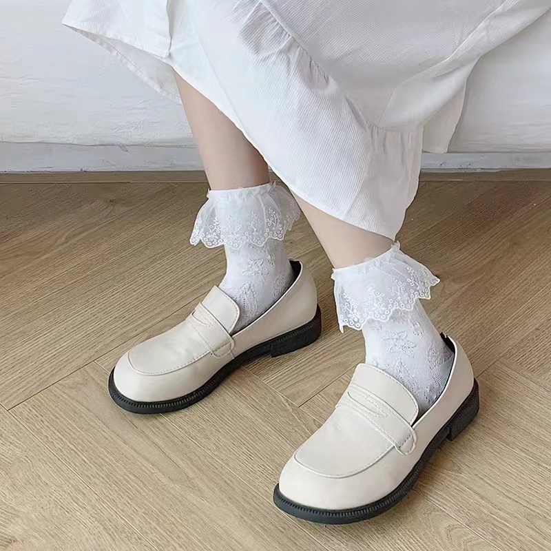 Vớ Ren Cổ Vừa Phong Cách Lolita Nhật Bản Thời Trang Xuân Hè Cho Nữ