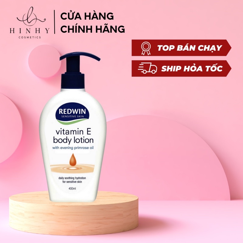 SỮA DƯỠNG THỂ REDWIN BODY LOTION WITH VITAMIN E AND EPO 400ML