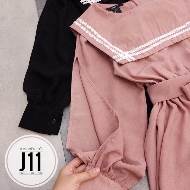 Bigsize Jum viền cổ J11