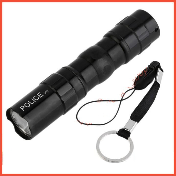 MÓC KHOÁ ĐÈN PIN MINI  3W ĐÈN LED