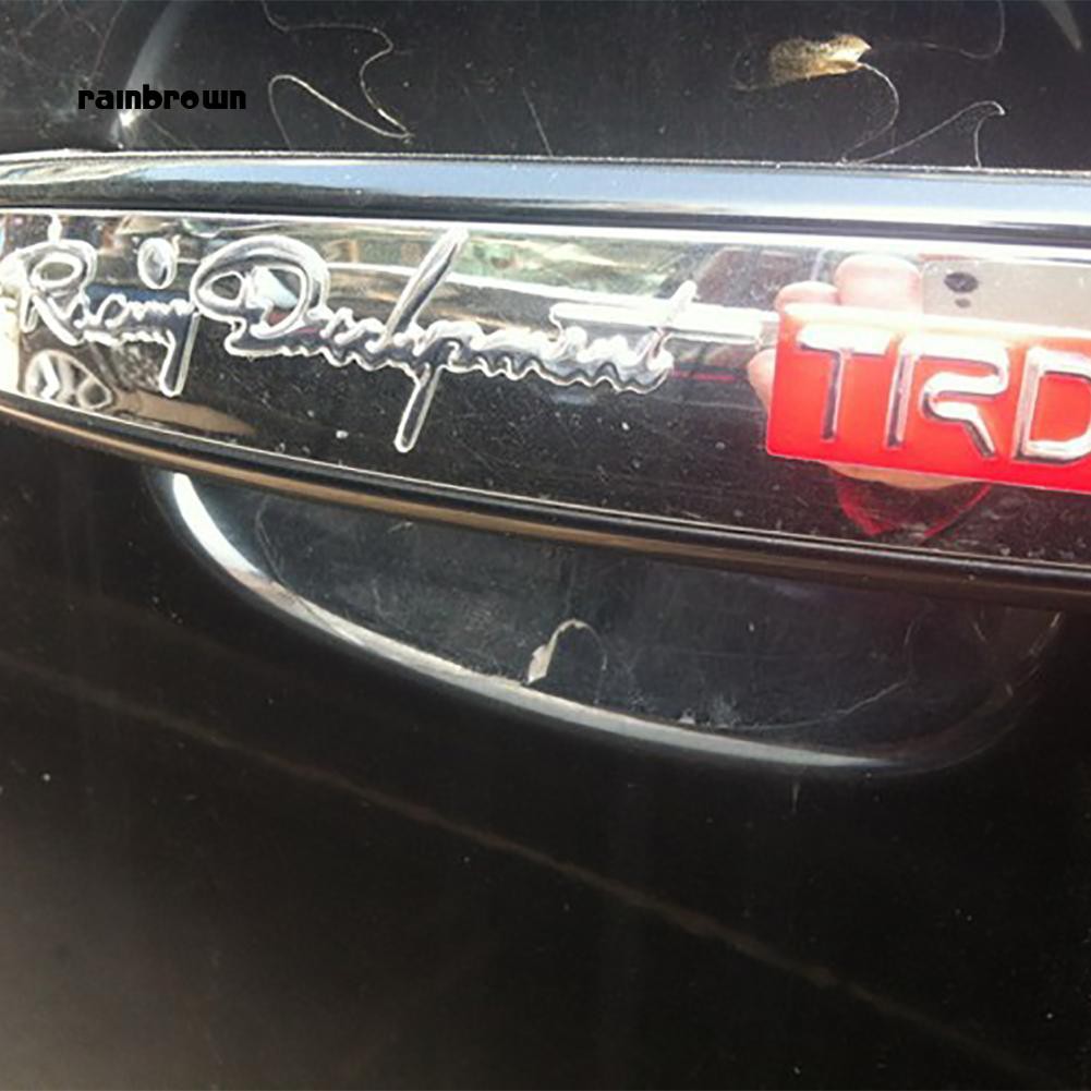 2 Miếng dán hình logo 3D cho đuôi xe ô tô trang trí tiện lợi