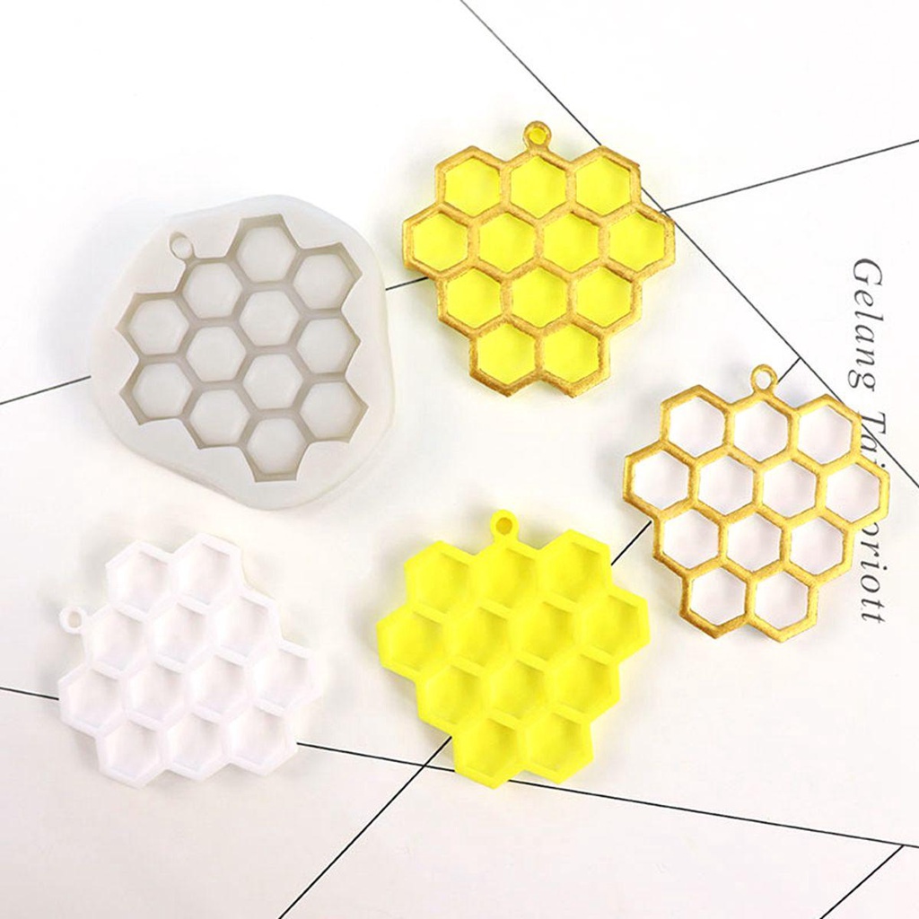 Khuôn Silicone Làm Bánh Hình Tổ Ong Độc Đáo
