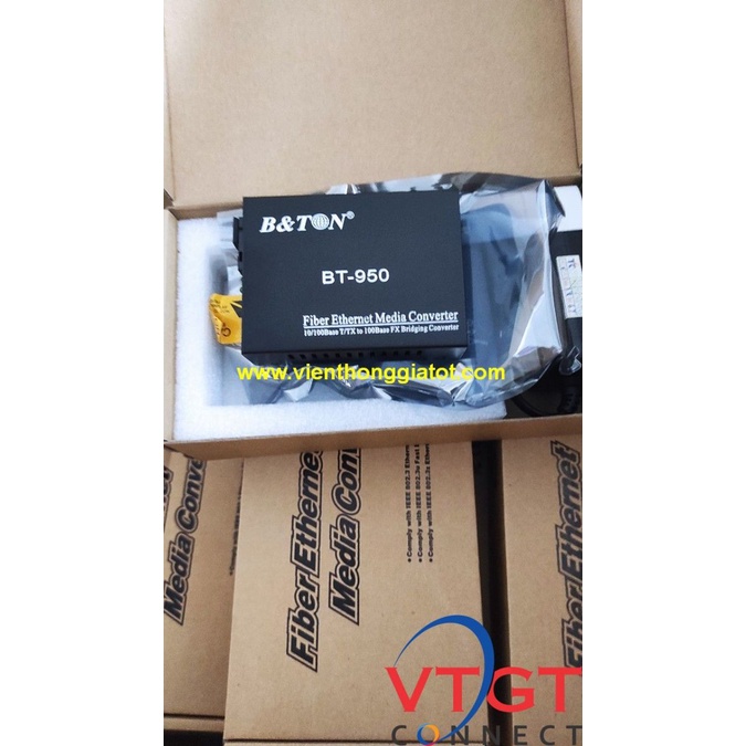Converter quang 1 sợi B&TON 10/100M BT-950-SM 25A