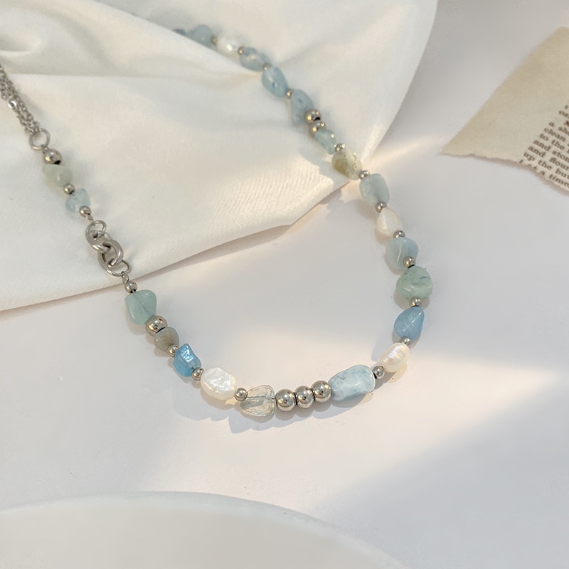 Vòng cổ Đính Ngọc Trai Phong Cách Âu Mỹ Cổ Điển Dành Cho Nữ