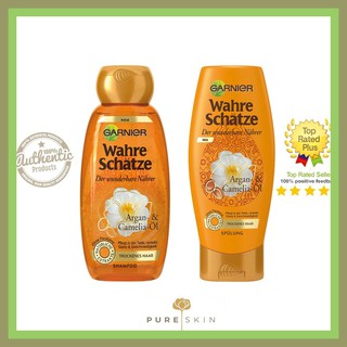 Gội xả Garnier Ultra doux hương hoa trà