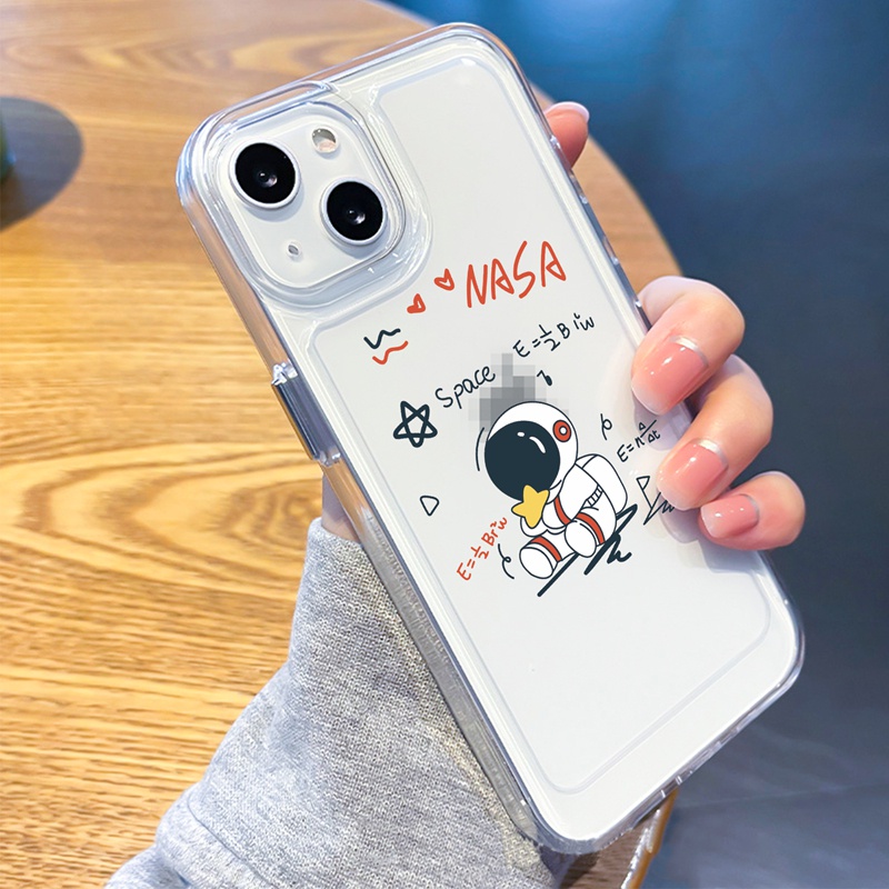 Ốp lưng iphone Ốp điện thoại Suntaiho silicon mềm hình phi hành gia sáng tạo thích hợp cho iPhone 11 Pro 13 12 Pro Max XS Max X/XS XR