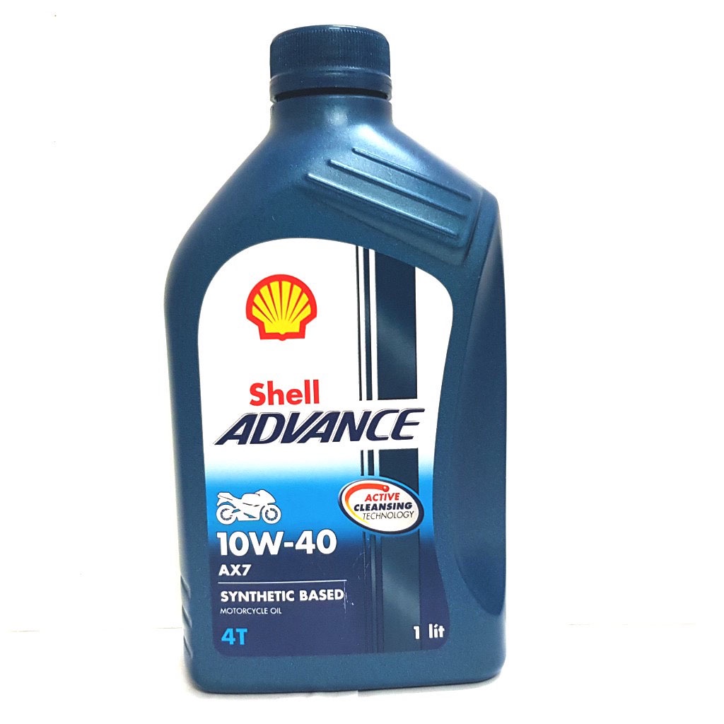 Nhớt Shell Advance Ax7 10W40 xe số 0.8L