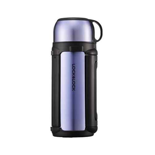 [Mã LIFEMALLCP4 giảm 12% đơn 250K] Bình giữ nhiệt Lock&amp;lock Giant Vacuum Hot Tank 1.5L Sapphire Gold LHC1412SG