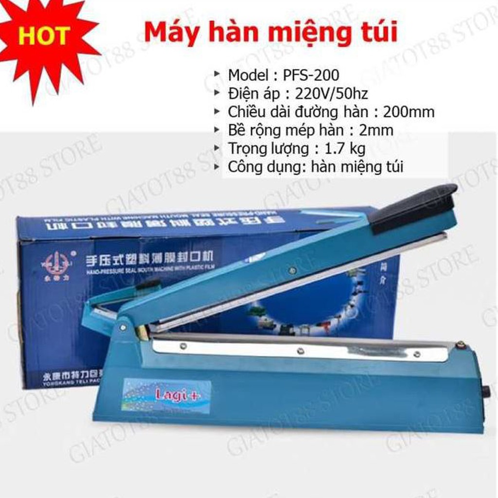 Máy hàn miệng túi PFS - 200