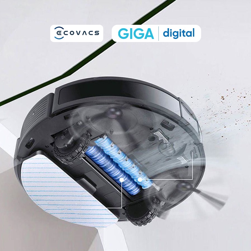 Robot hút bụi lau nhà ECOVACS Deebot T9 - Lực hút 3000Pa - Bản Quốc Tế- BH 24 Tháng