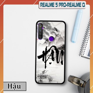 Ốp lưng Realme 5 Pro/ Q - In chữ thư pháp