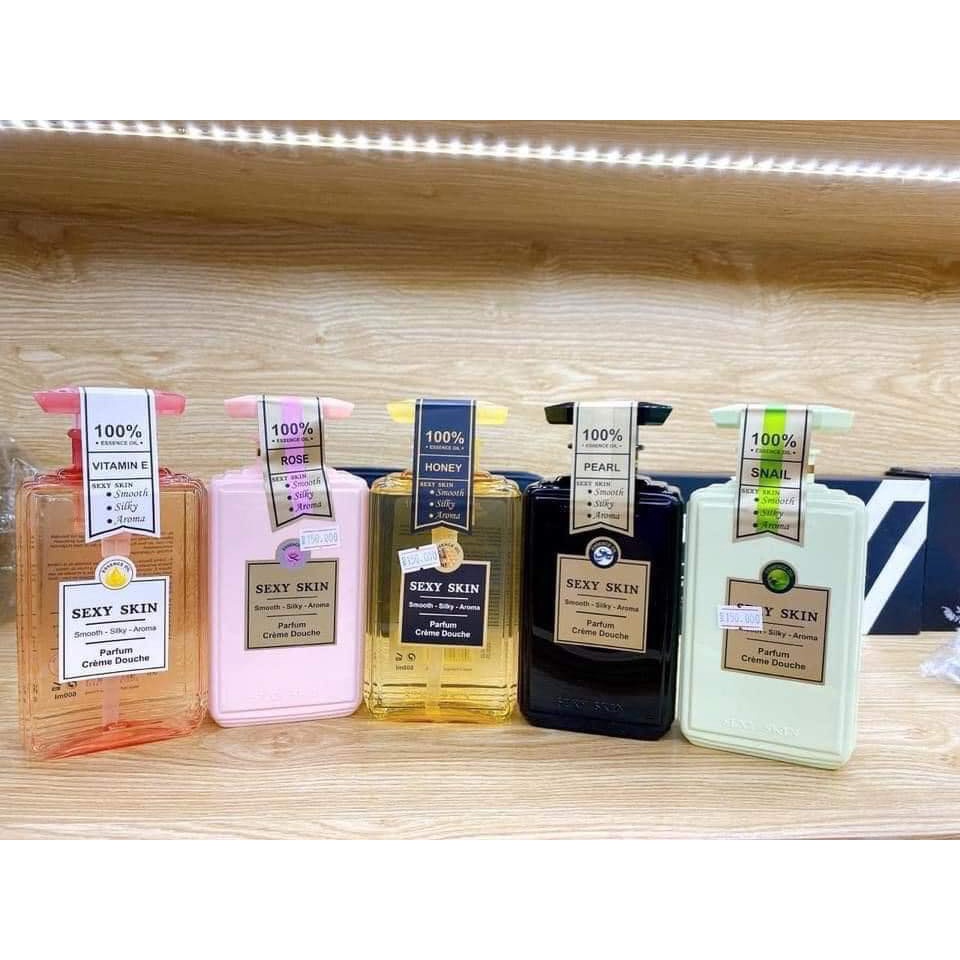 Sữa Tắm Nước Hoa Pháp Sexy Skin 600ml - Honey
