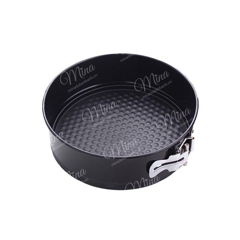 Khuôn Khoá Sườn Springform nhiều size - màu đen