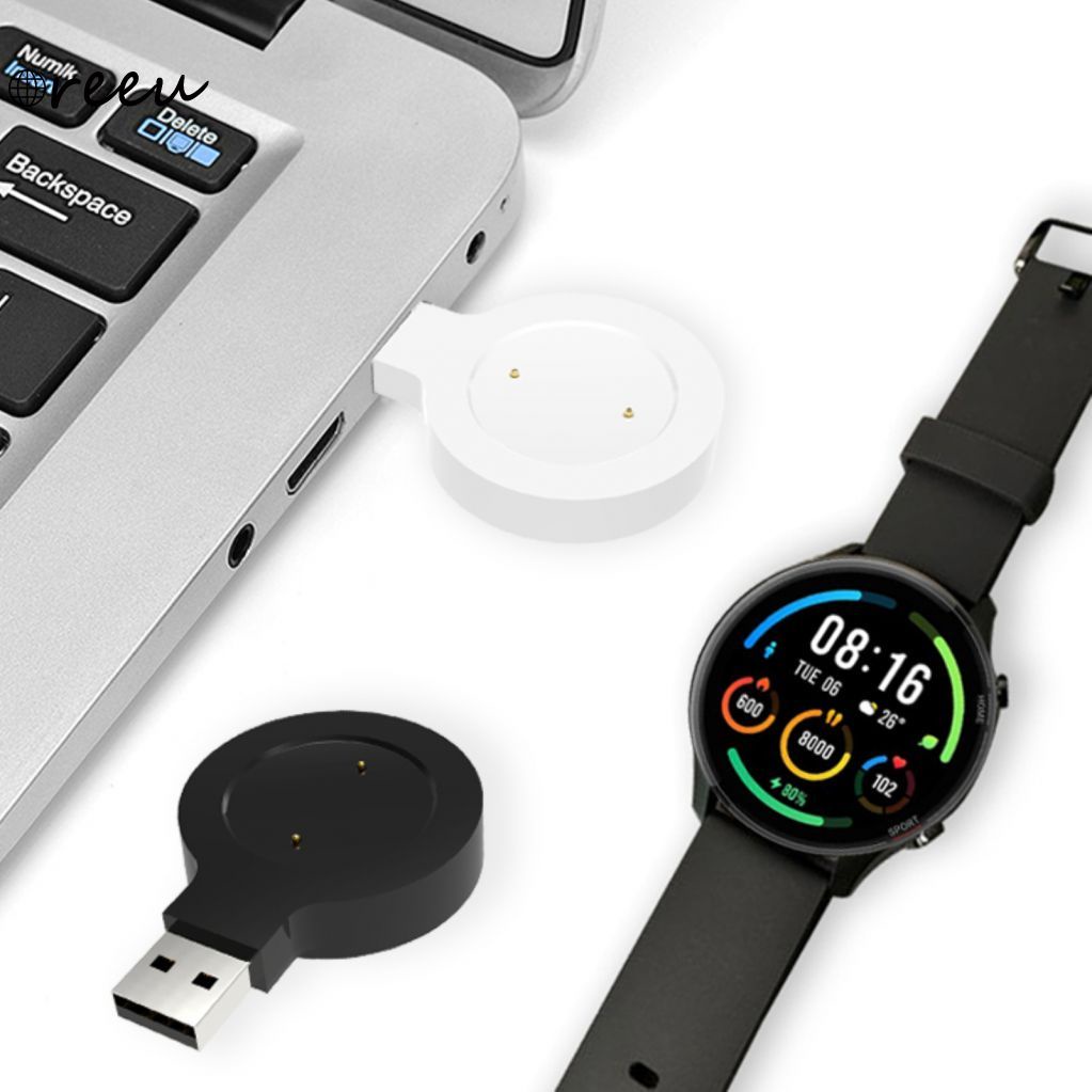 【Ready Stock】 Mini Xách Tay Thông Minh Đồng Hồ Không Dây USB Sạc Nhanh Sạc Dock đối với Xiaomi Mi Xem Màu Sắc Thể Thao Thông Minh Đồng Hồ phụ kiện 【REEU】