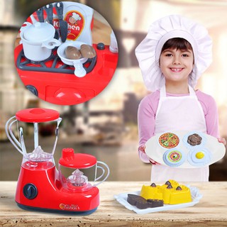 Simulate Kids Kitchen Home Appliances Toy Set Play-House Tableware Toy Gift