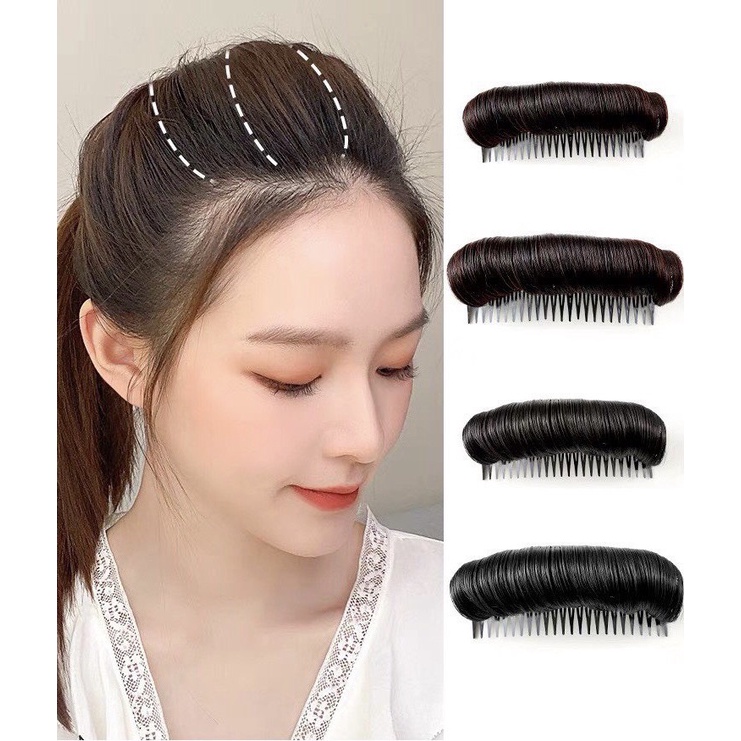 [Chính hãng] Tóc giả phồng mái kẹp phồng chân tóc TMHair chất lượng cao giúp tóc bồng bềnh, tự tin, cuốn hút